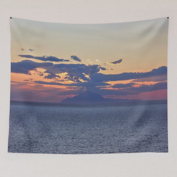 Item preview, Mount Athos at Sunset designed and sold by Vicki Spindler (VHS Photography).