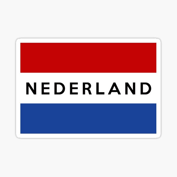 weduwnaar litteken Riskeren flag of netherlands" Sticker for Sale by tony4urban | Redbubble