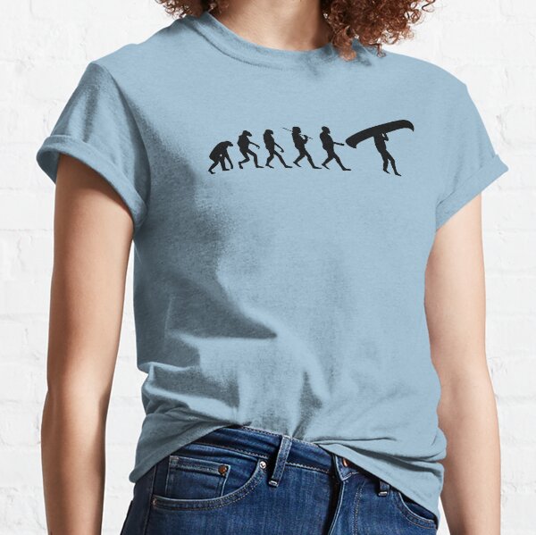 Evolution of a Canoeist Classic T-Shirt
