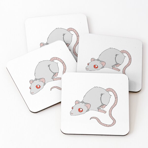 Item preview, A Little Rattie - White w/ Red Eyes designed and sold by tearsforlu.