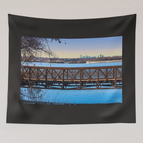 Item preview, Dallas White Rock Bridge Painterly designed and sold by mljdwhite.