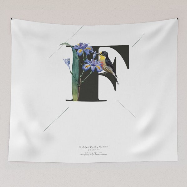 Item preview, Botanical Alphabet F designed and sold by froileinjuno.