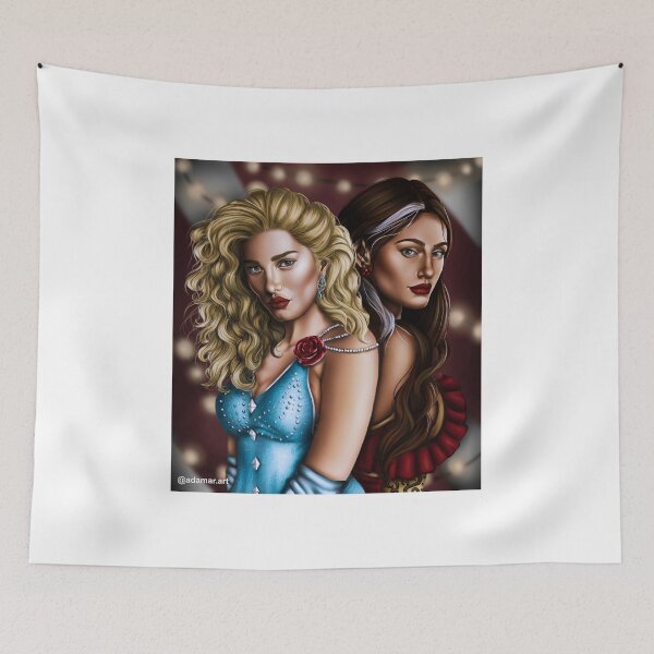 Item preview, Donatella and Scarlett Dragna designed and sold by adamarart.