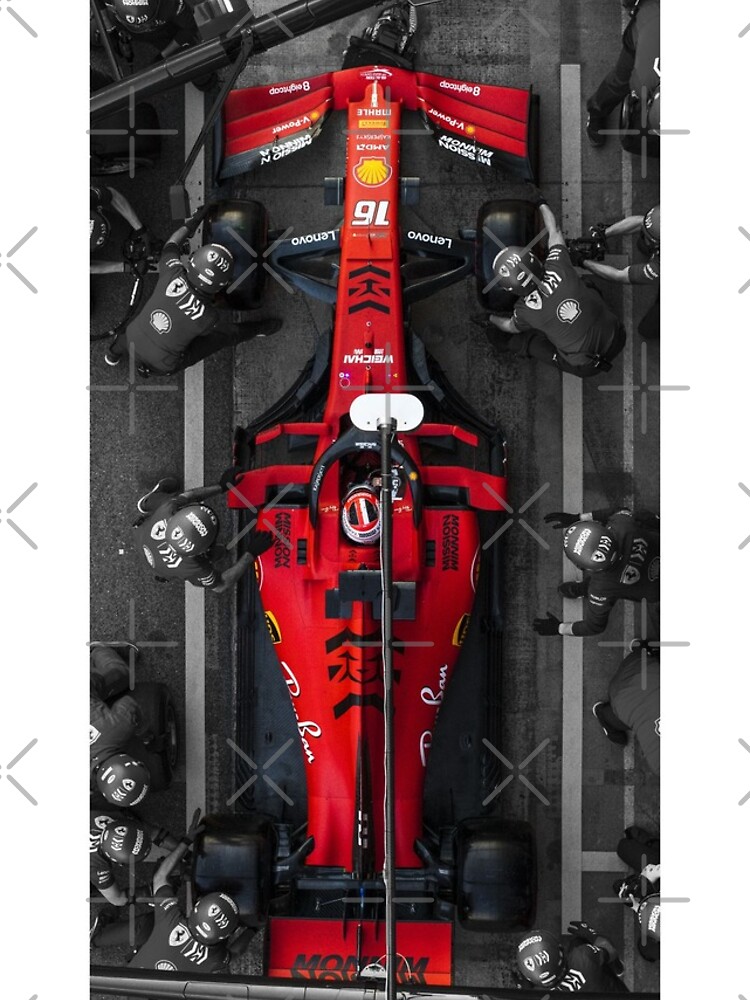 Charles Leclerc Ferrari Boxenstopp von GLucaViggy