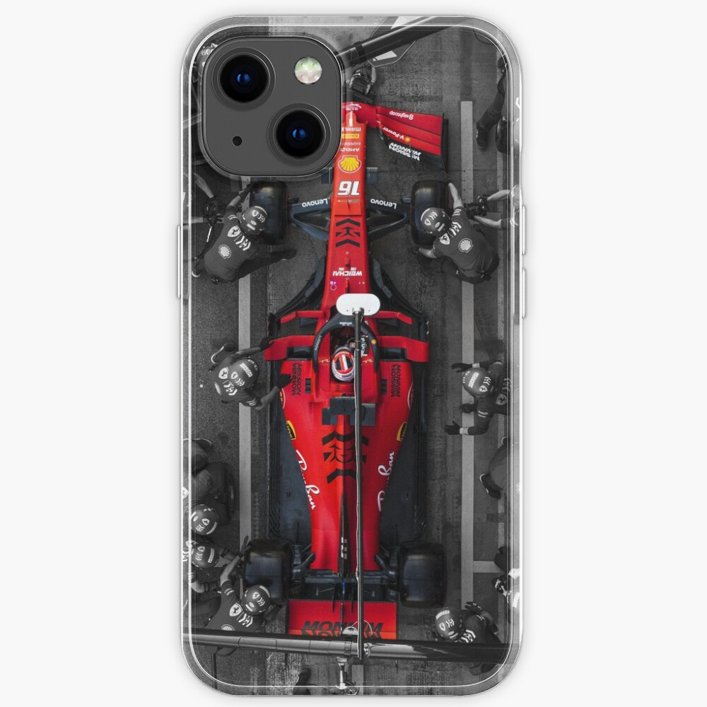 Charles Leclerc Ferrari Boxenstopp iPhone-Hülle