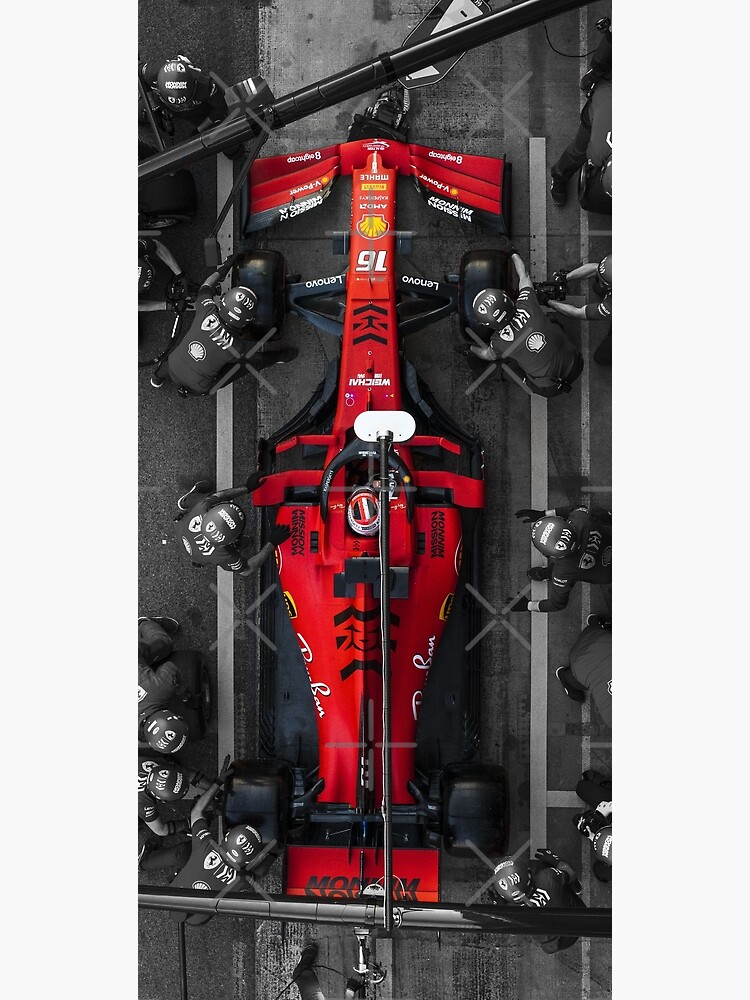 Charles Leclerc Ferrari Boxenstopp von GLucaViggy