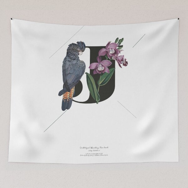 Item preview, Botanical alphabet J designed and sold by froileinjuno.