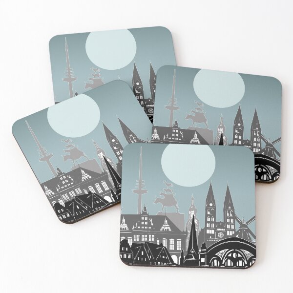 Item preview, bremen skyline designed and sold by BekimART2.