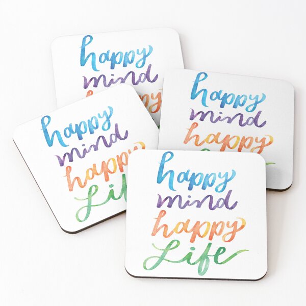 Item preview, Happy Mind, Happy Life designed and sold by edwardecho.