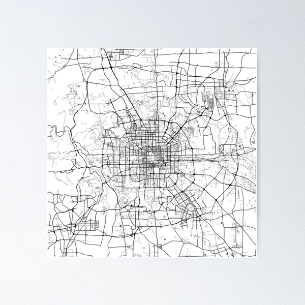 Item preview, Beijing Map designed and sold by duzhd.