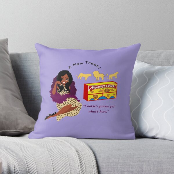 Cookie's Lions Throw Pillow
