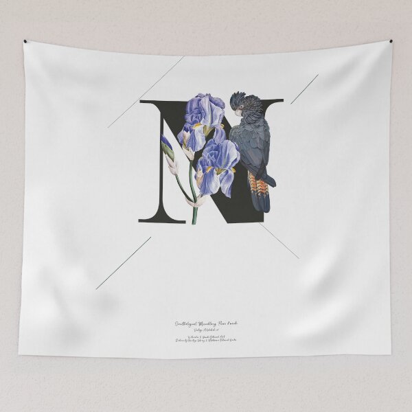 Item preview, Botanical alphabet N designed and sold by froileinjuno.