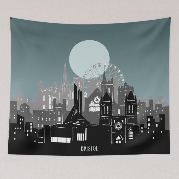 Item preview, bristol skyline designed and sold by BekimART2.
