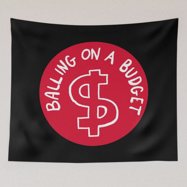 Artikelvorschau, Balling On A Budget - Circle - Red entworfen und verkauft von MOREDANKMEMES.