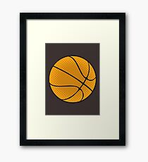 Basketball Vector Framed Print