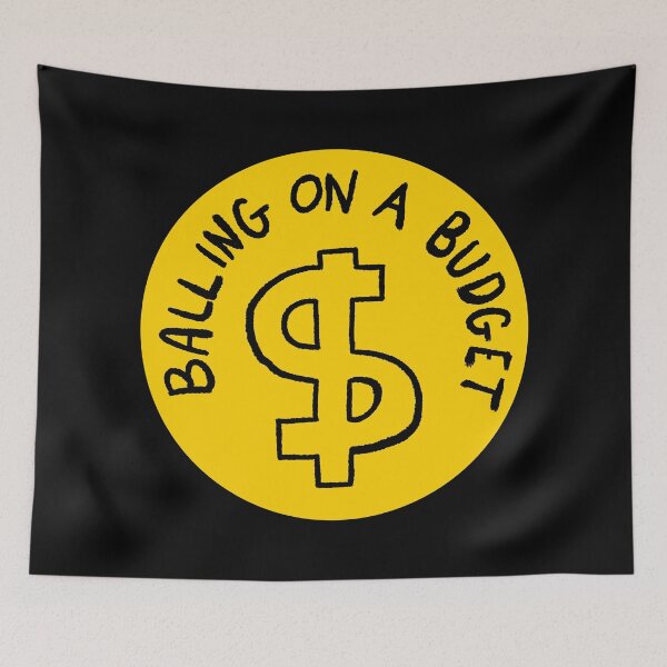 Artikelvorschau, Balling On A Budget - Circle - Yellow entworfen und verkauft von MOREDANKMEMES.