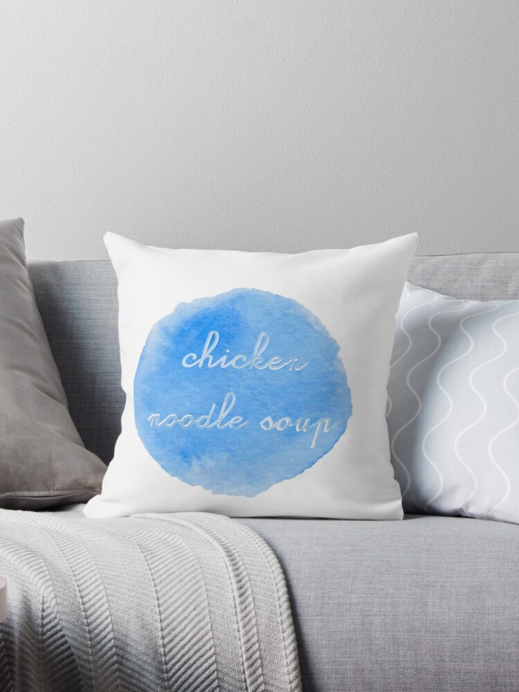 Chicken Noodle Soup Hoseok Jhope Bts Bangtan Lyrics Throw Pillow By Cadancecxc Redbubble