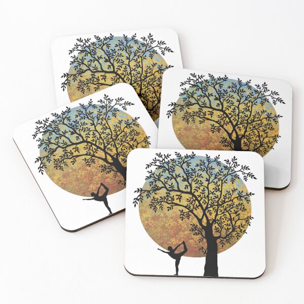 Item preview, Yoga Under A Tree designed and sold by Rhu Creations.