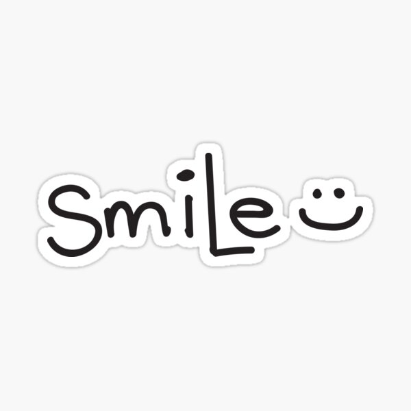 Item preview, Smile Typography – Black Text on Soft Yellow Minimalist Design designed and sold by Katherine Ann.