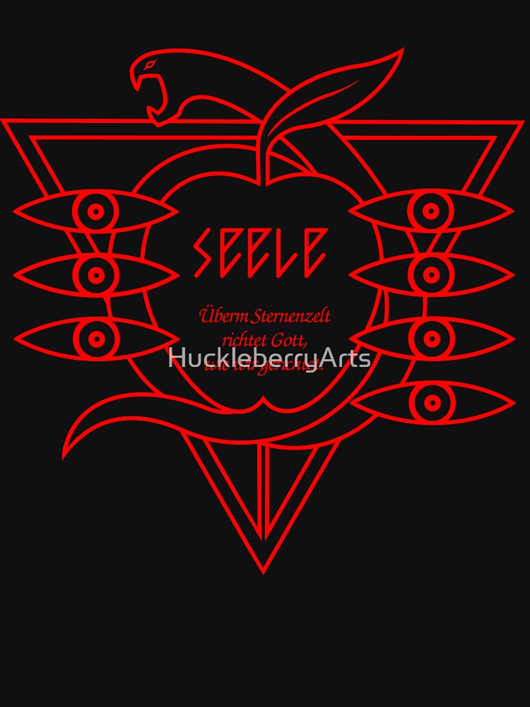 Thumbnail 7 von 7, Classic T-Shirt, Seele Red Logo (Neon Genesis Evangelion) designt und verkauft von HuckleberryArts.