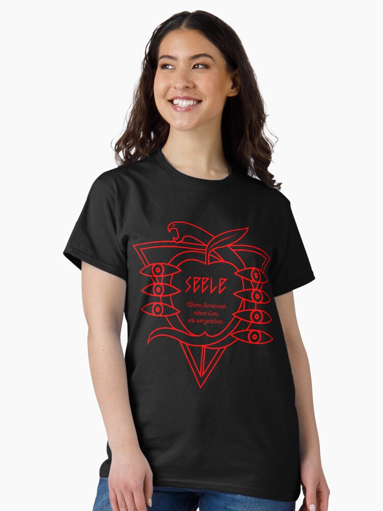 Thumbnail 2 von 7, Classic T-Shirt, Seele Red Logo (Neon Genesis Evangelion) designt und verkauft von HuckleberryArts.