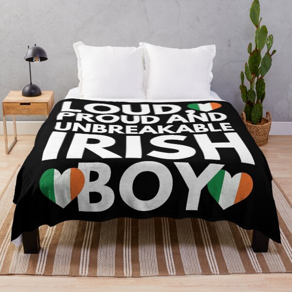 Item preview, I am Irish Boy Loud, Proud and Unbreakable designed and sold by HelloFromAja.