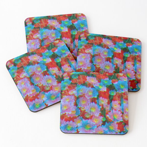 Item preview, Daisies, Abstract Digital Art Pattern designed and sold by Chee Sim.
