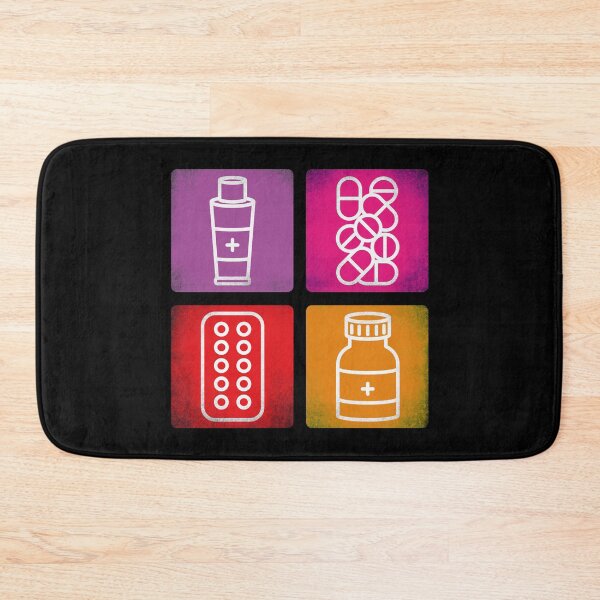 Item preview, Pharmacy icons in pink and orange designed and sold by Eenig.