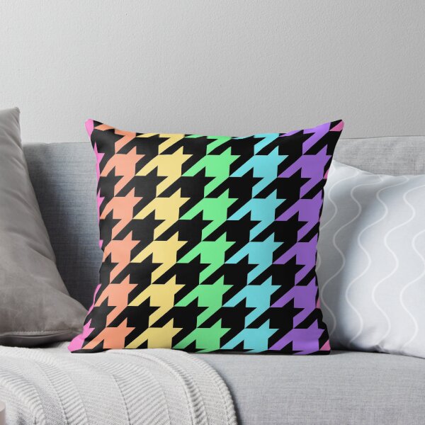 Item preview, Pastel Rainbow Houndstooth  designed and sold by christinaashman.