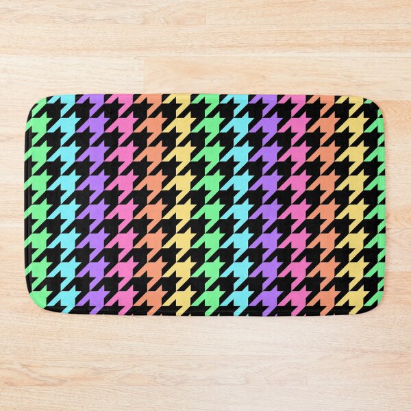 Item preview, Pastel Rainbow Houndstooth designed and sold by christinaashman.