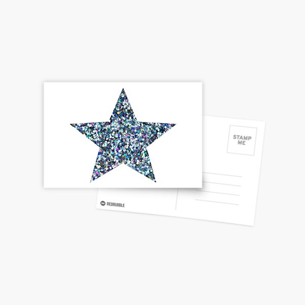 Glitter Star Stickers Any Color Glitter Star Envelope 