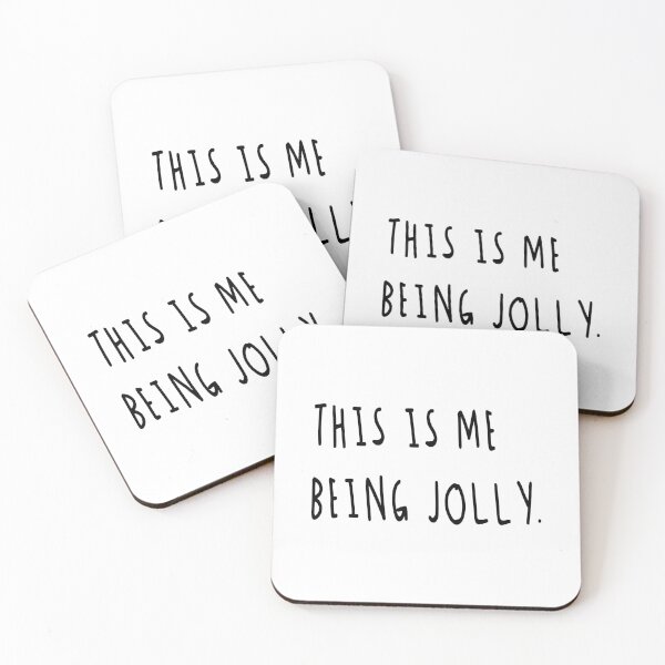 Item preview, THIS IS ME BEING JOLLY (BLACK) designed and sold by saltyteesandco.