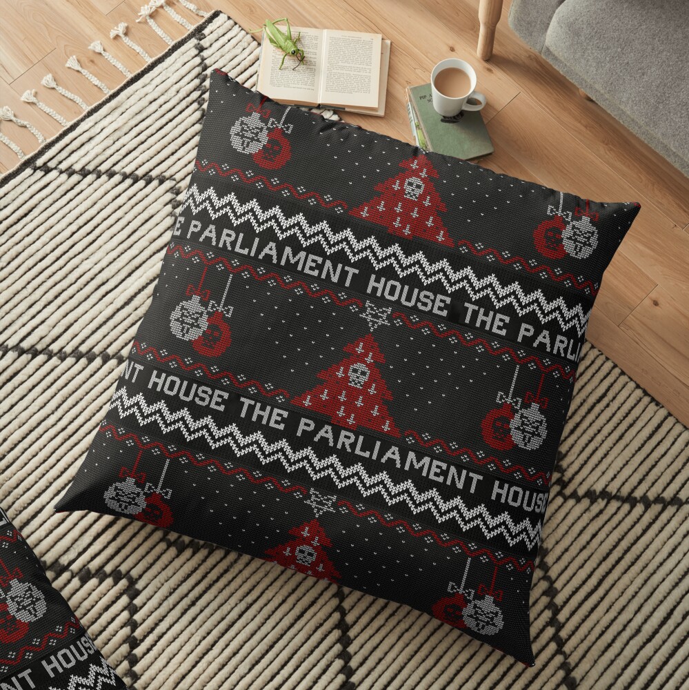 The Parliament House Ugly Sweater Floor Pillow