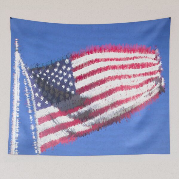 Item preview, American Flag Art Abstract designed and sold by Londonimages.