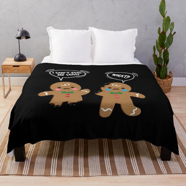 Item preview, I Can't Feel My Legs Gingerbread Man Christmas print designed and sold by BUBLTEES.