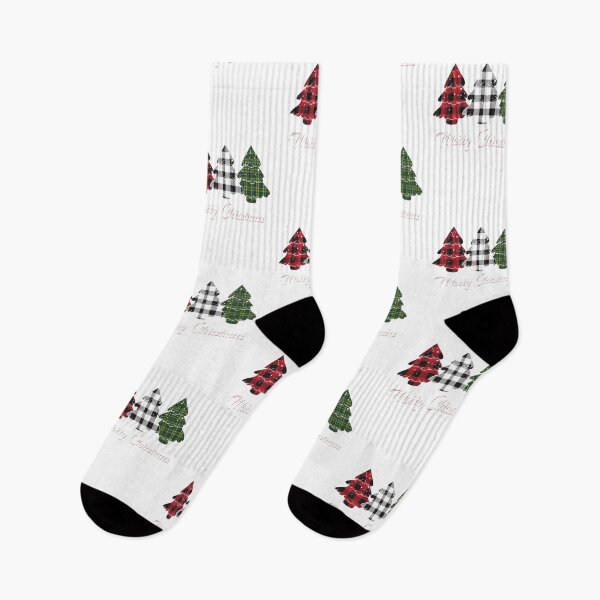 Item preview, Merry Christmas Checkered Santa Xmas Tree Happy Holidays graphic designed and sold by BUBLTEES.