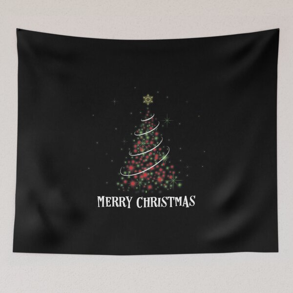 Item preview, Merry Christmas Star Xmas Tree Happy Holidays design designed and sold by BUBLTEES.