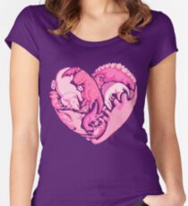 Loveasaurus Women's Fitted Scoop T-Shirt