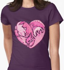Loveasaurus Women's Fitted T-Shirt