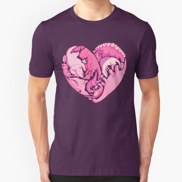 Liebesasaurus Slim Fit T-Shirt