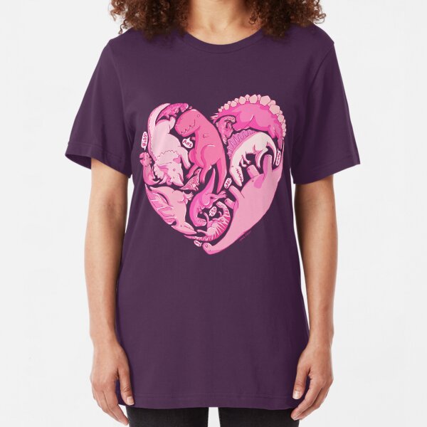 Loveasaurus Slim Fit T-Shirt
