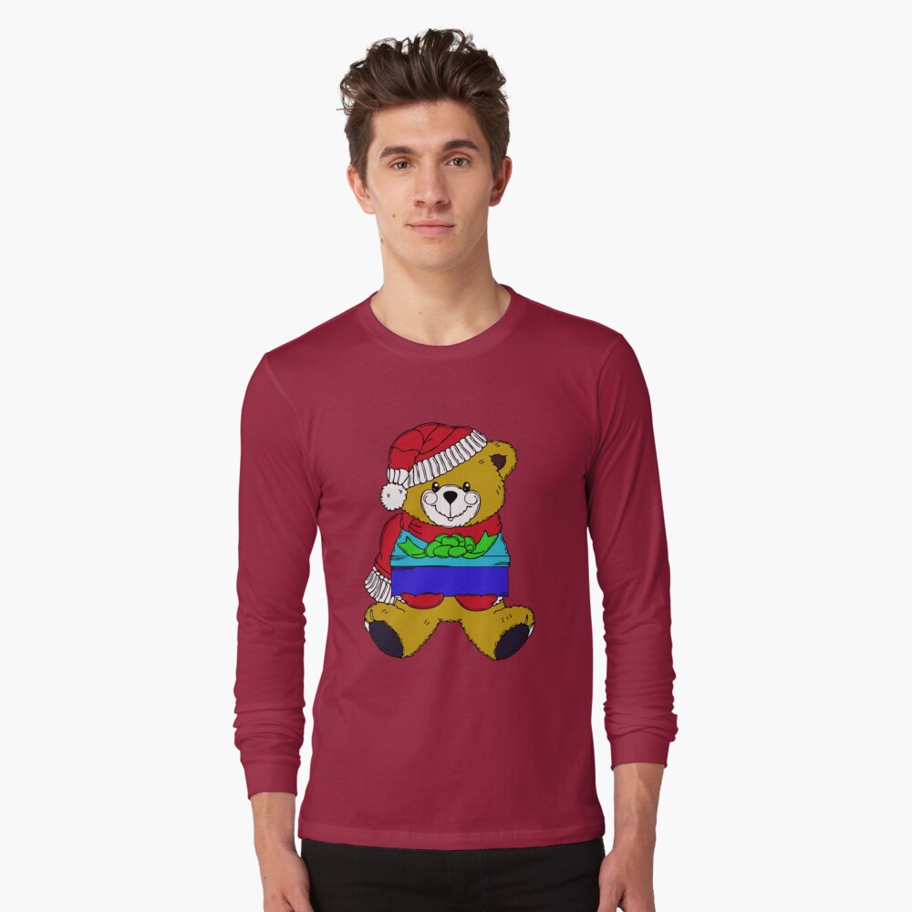 Christmas Teddy Bearing Gifts Long Sleeve T-Shirt