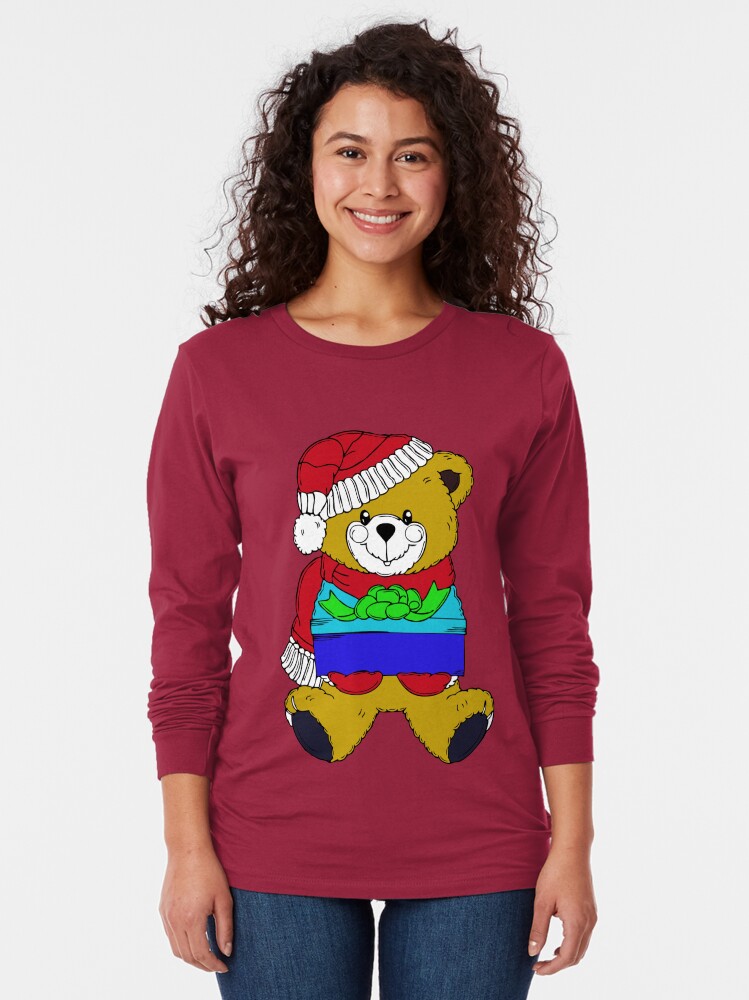 Alternate view of Christmas Teddy Bearing Gifts Long Sleeve T-Shirt