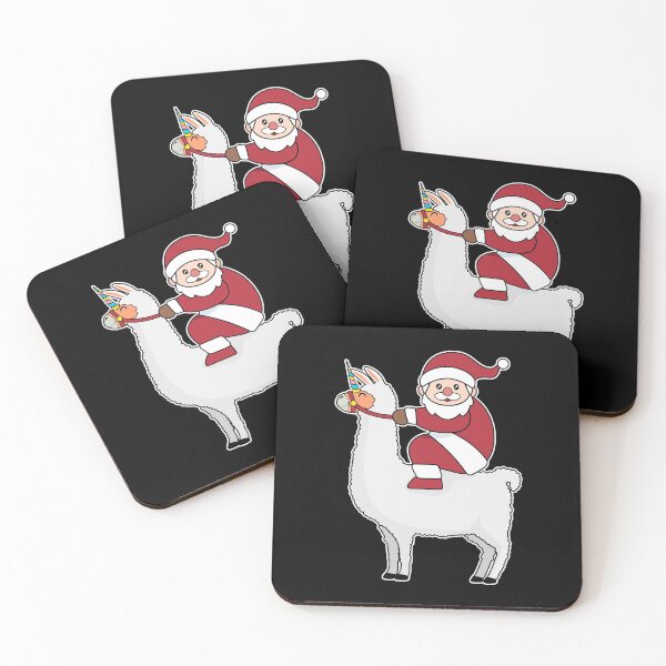Item preview, Santa Claus Llamacorn Christmas Llama Unicorn  product designed and sold by BUBLTEES.