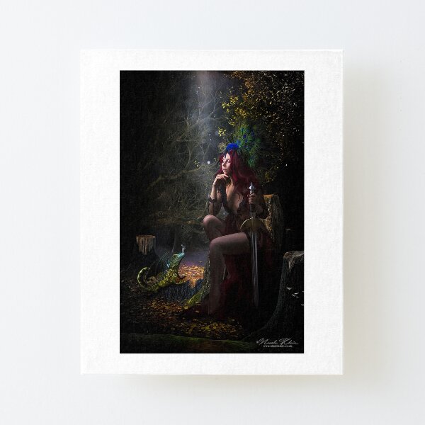 Under the Moon Canvas Mounted Print