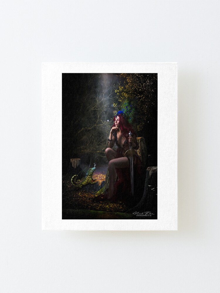 Alternate view of Under the Moon Mounted Print