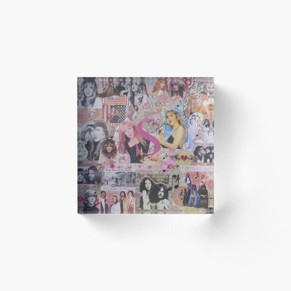 STEVIE NICKS YEARS COLLAGE Acrylic Block