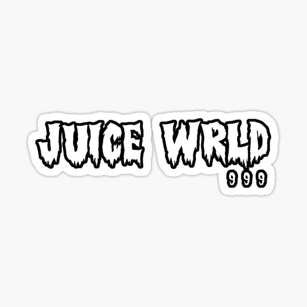 Juice Wrld Drawing Logo Juice WRLD Juicewrld Sticker TeePublic