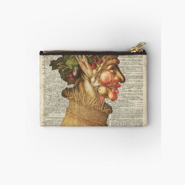 Item preview, Arcimboldo's Nature Inspired Collage "Summer" on Vintage Dictionary Book Page Background designed and sold by DictionaryArt.