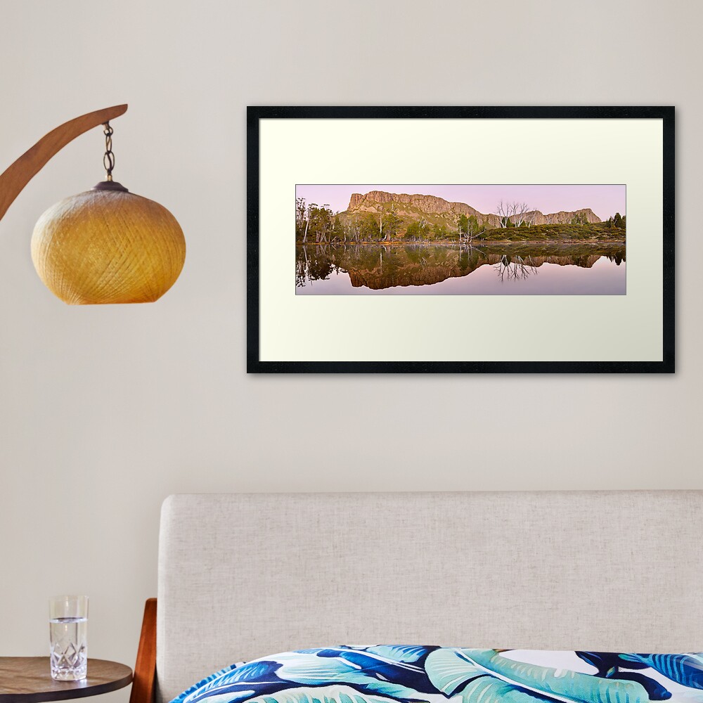 Pre-dawn Glow, Walls of Jerusalem, Tasmania, Australia Framed Art Print